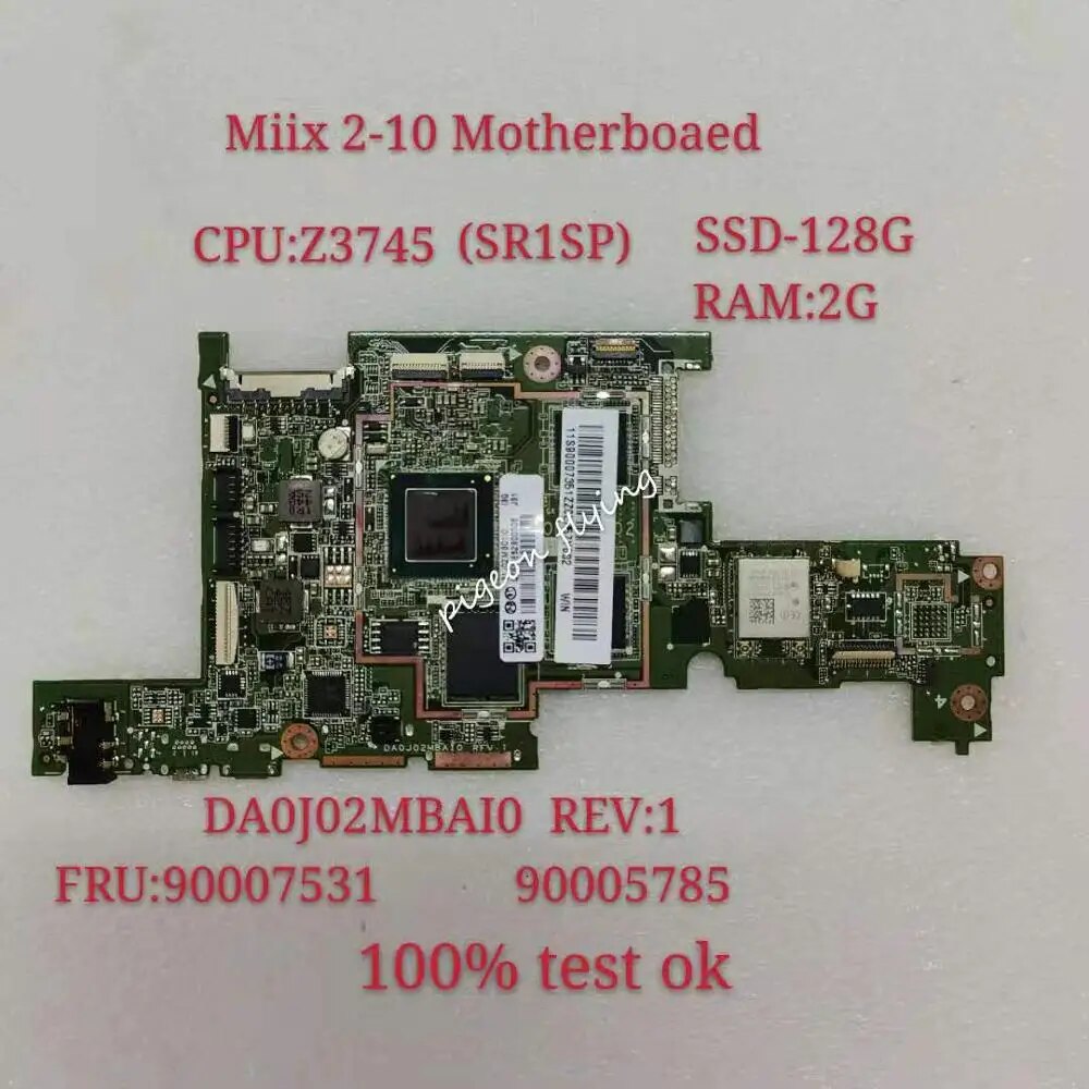 Lenovo Tablet Miix 2 10     DA0J02MBAI0 CPU:Z3745 RAM:2G SSD:128 FRU 90007351 90005785 100% ׽Ʈ OK